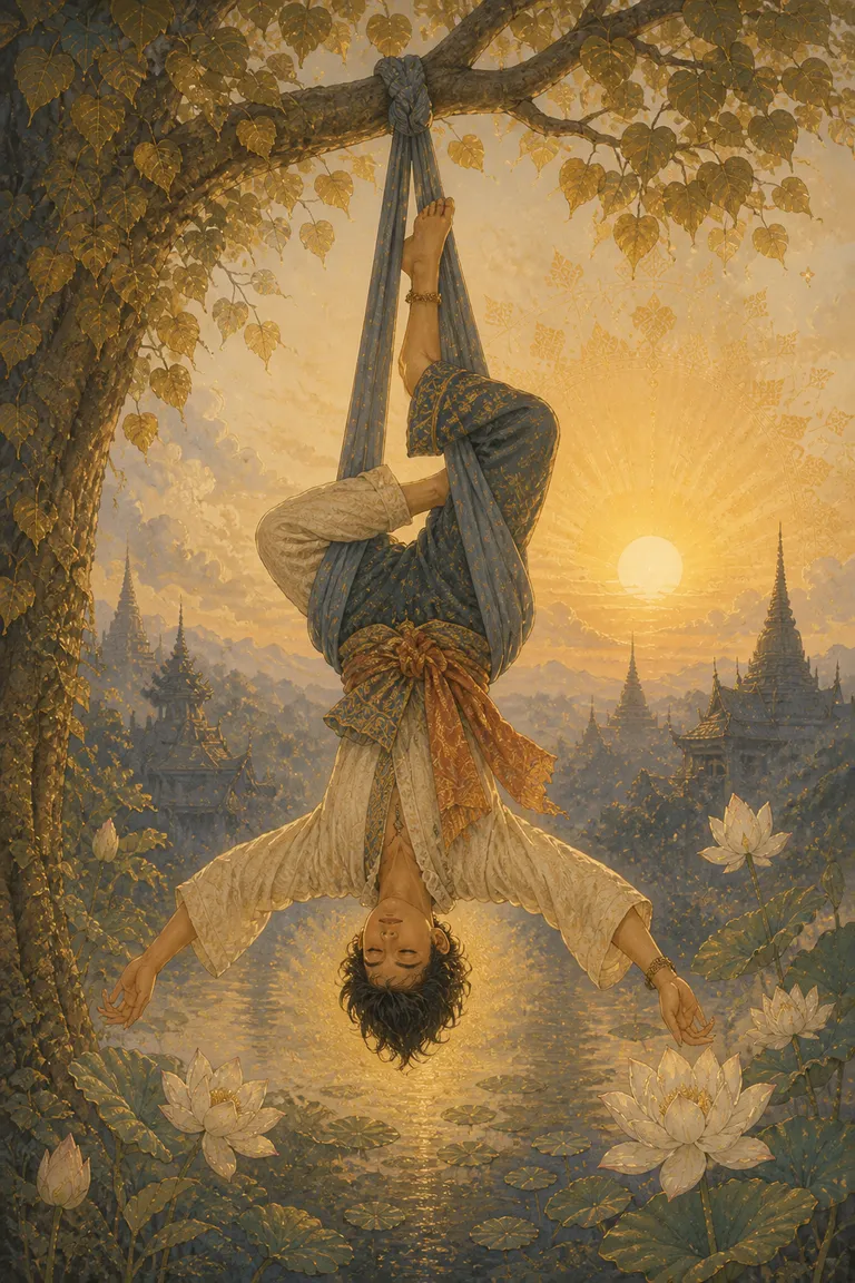 ไพ่ทาโรต์ผู้แขวนตน The Hanged Man
