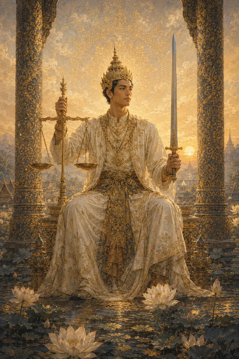 ไพ่ทาโรต์ความยุติธรรม Justice