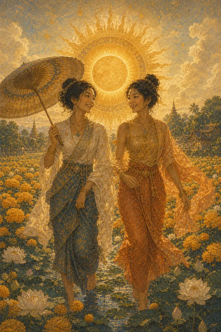 ไพ่ทาโรต์ดวงอาทิตย์ The Sun