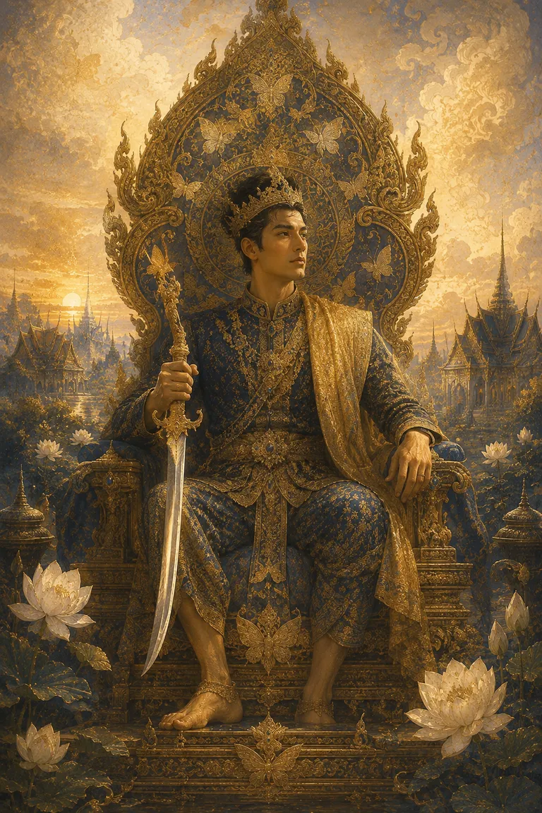 ไพ่ทาโรต์ราชาดาบ King of Swords