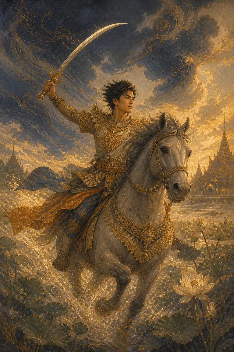 ไพ่ทาโรต์อัศวินดาบ Knight of Swords