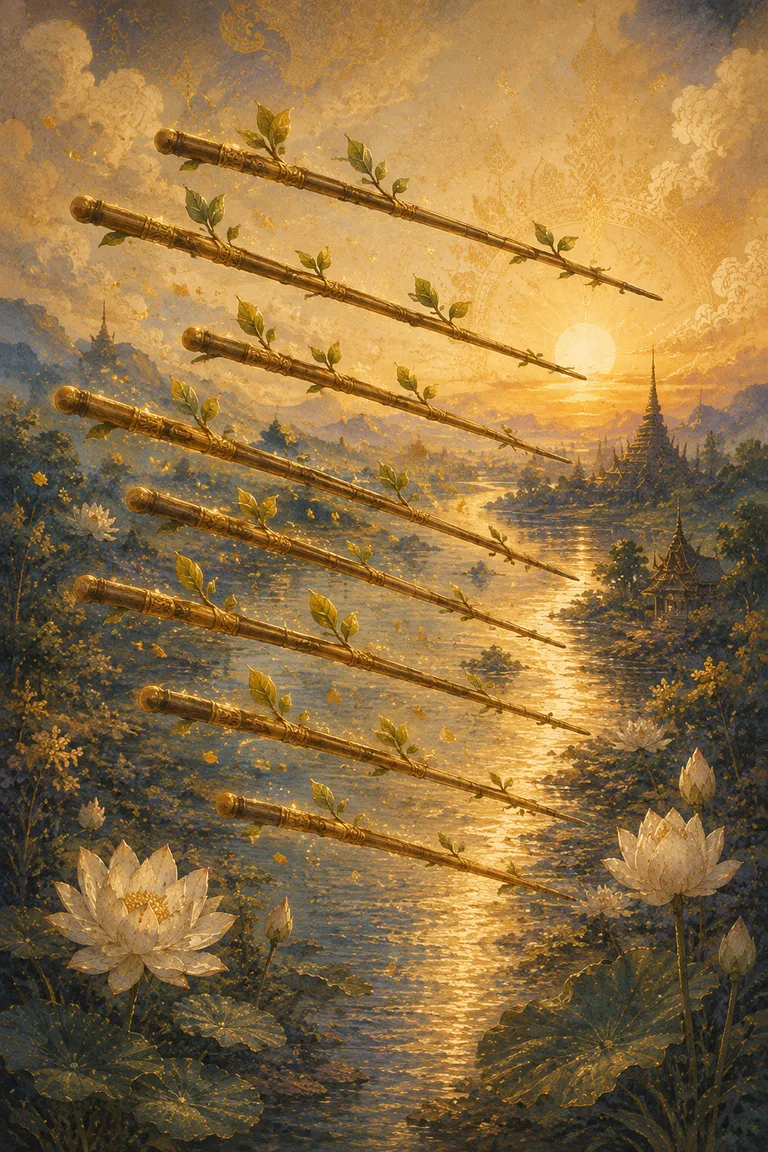 ไพ่ทาโรต์แปดไม้เท้า Eight of Wands