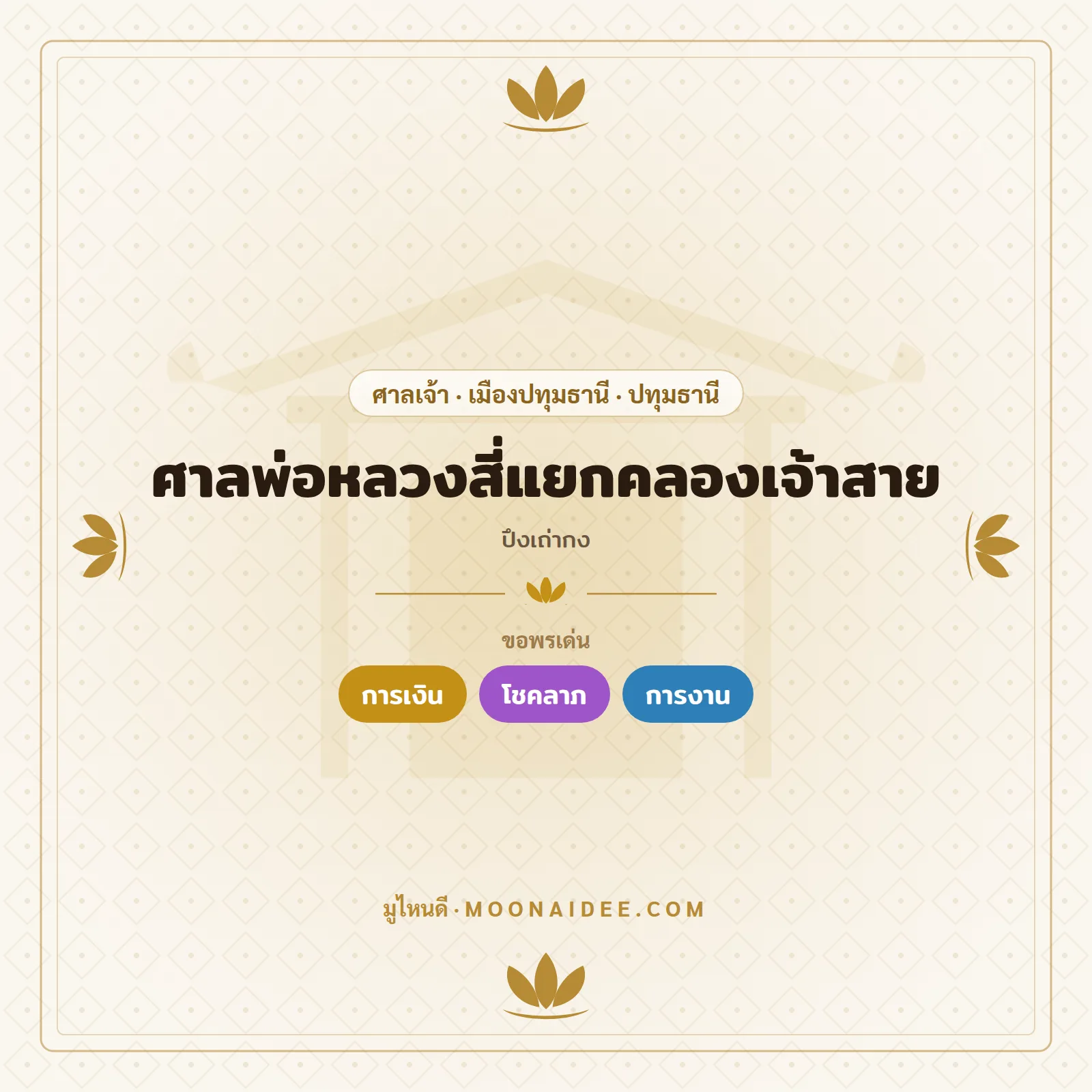 ศาลพ่อหลวงสี่แยกคลองเจ้าสาย (ปึงเถ่ากง)
