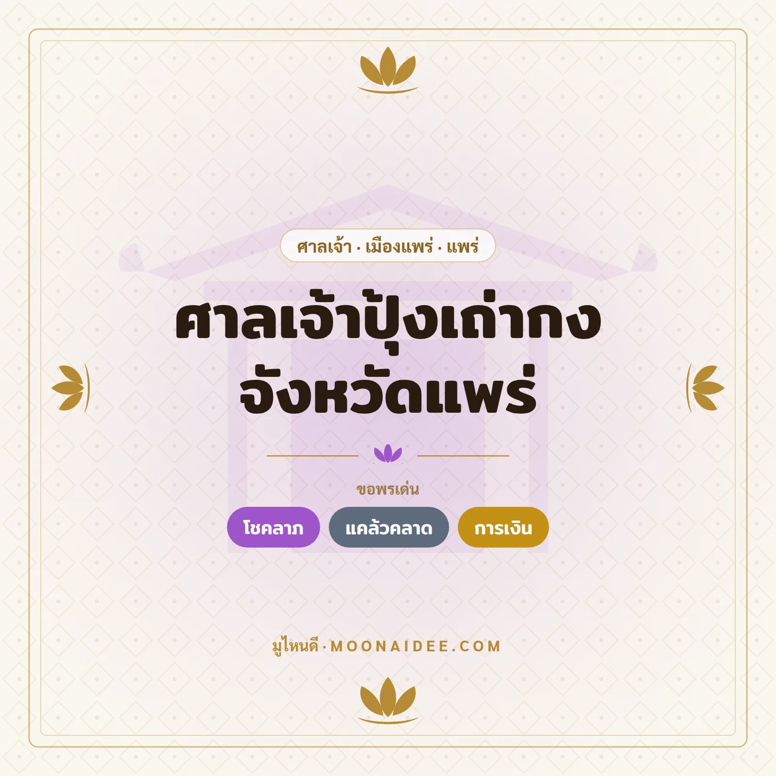 ศาลเจ้าปุ้งเถ่ากง จังหวัดแพร่