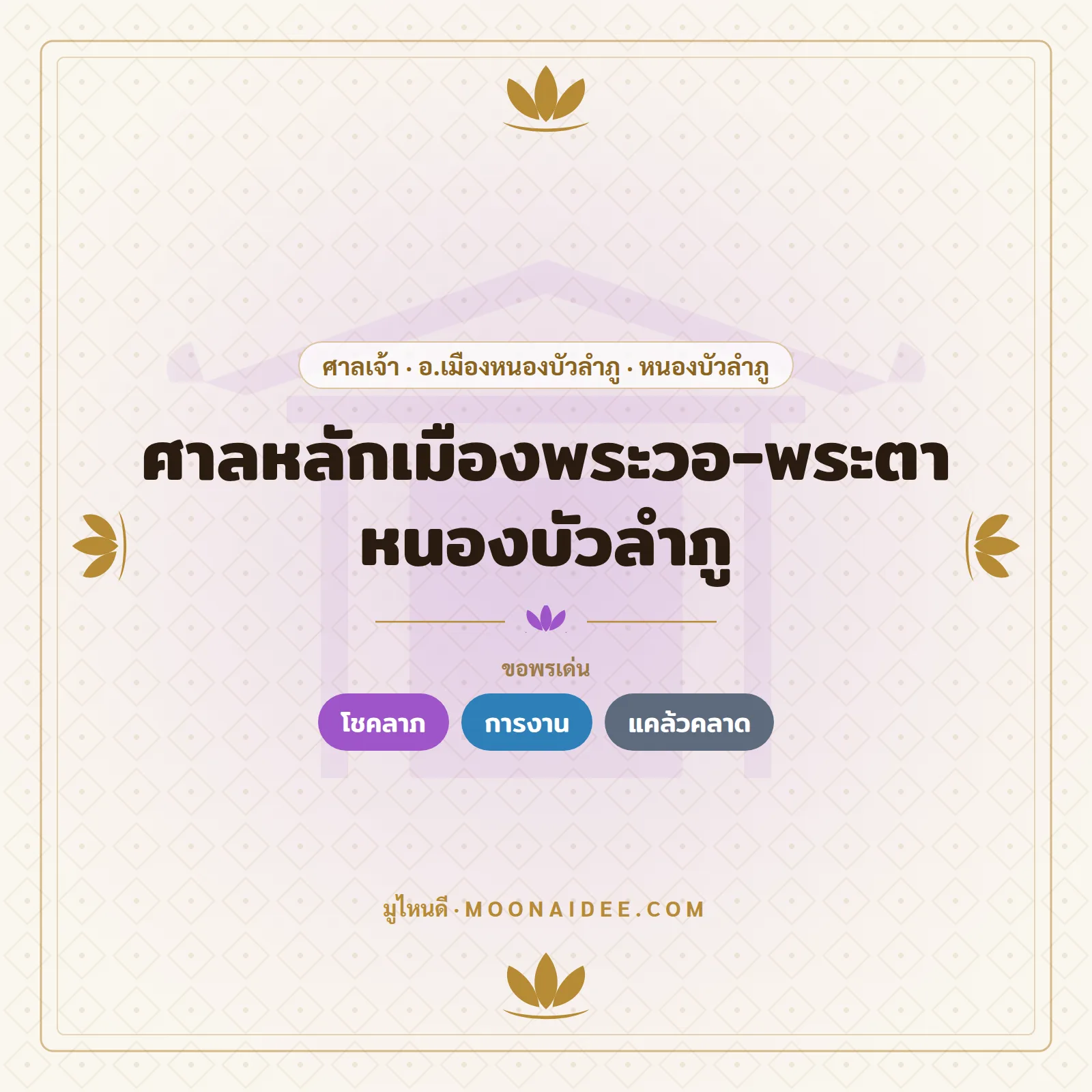 ศาลหลักเมืองพระวอ-พระตา หนองบัวลำภู